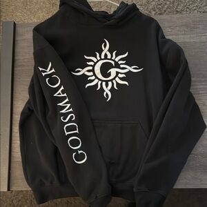 Black Godsmack Concert Hoodie with White Logo. Like New!!!